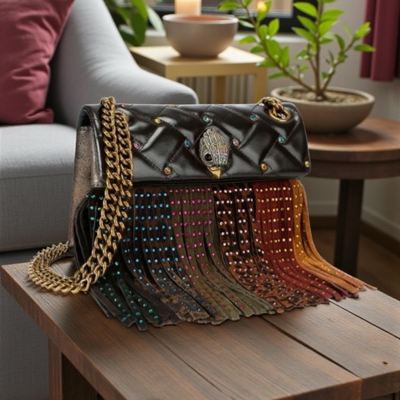 Kurt Geiger Handbags - Kurt Geiger London Mini Fringe Bag. NWT and Dustbag